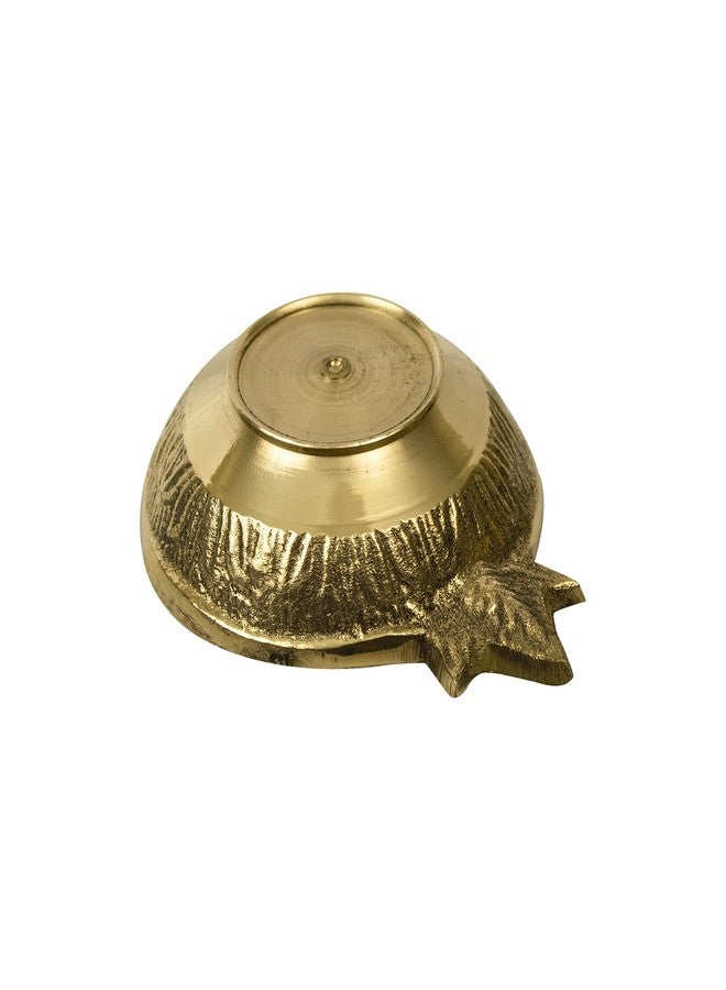 Spillbox مصباح زيتي نحاسي من Spillbox للطقوس الدينية | زينة للعبادة | مصباح زيتي منزلي للمعبد - عبوة من قطعتين - Image 3